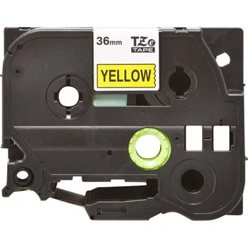 Pásek do tiskárny Páska TZE-661 (TZE661) kompatibilní pro Brother, 36mm, žlutá/černá, laminovaná, délka 8m