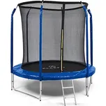 Klarfit Jumpstarter 250 cm + ochranná síť + schůdky