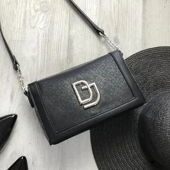 Kabelka Dámská crossbody kabelka černá David Jones X545