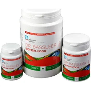 Krmivo pro rybičky DR. BASSLEER BIOFISH FOOD GREEN M 60 g