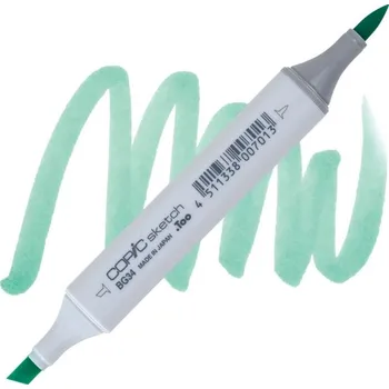 Lihová fixa COPIC Sketch oboustranná Brush & Chisel, BG34 Horizon green