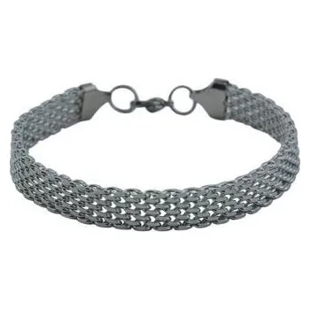 Náramek Doria Náramek stříbrný z oceli proplétaný L292