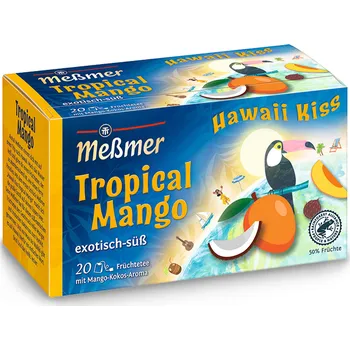 MESSMER OVOCNÝ ČAJ HAWAI MANGO A KOKOS 50g NĚMECKO!