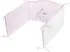 Ložní povlečení Belisima Andre růžové 3dílné 90 x 120, 40 x 60 cm zipový uzávěr