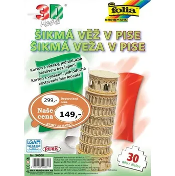 Bystrá hlava 3D model Šikmá věž v Pise