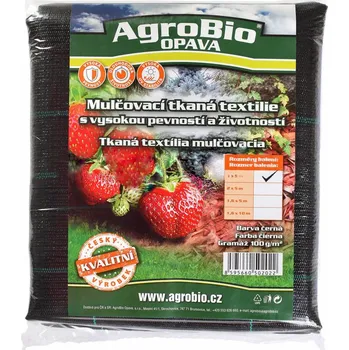 Mulčovací textilie AgroBio Opava Mulčovací tkaná textilie černá 100 g/m2