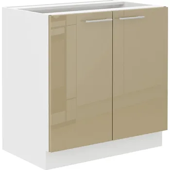 Kuchyňská Skříňka Lara 80d 2f Bb Mdf Cappuccino Lesk