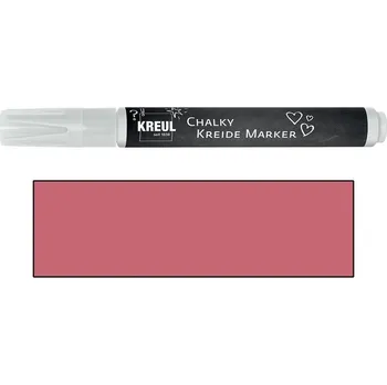 Křídový popisovač KREUL "M", světle červený