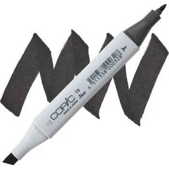 Lihová fixa COPIC Classic oboustranná Fine & Chisel, T9 Toner gray 9