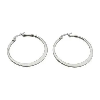 Náušnice Doria Náušnice kruhy stříbrné z oceli J336