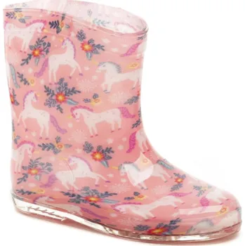 Dívčí obuv Slobby 166-0030-T1 růžové dětské gumáčky EUR 27