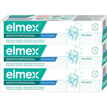 Elmex Sensitive Professional Gentle Whitening, 3x 75 ml