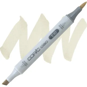 Lihová fixa COPIC Ciao oboustranná Brush & Chisel, E40 Brick white