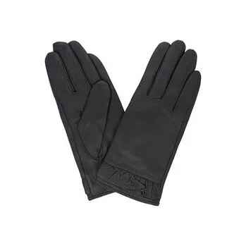 Rukavice Dámské kožené rukavice tmavě šedé PRIUS 4002 Velikosť: M