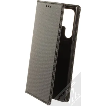 Pouzdro na mobilní telefon 1Mcz Magnet Book Color flipové pouzdro pro Samsung Galaxy S22 Ultra 5G černá (black)