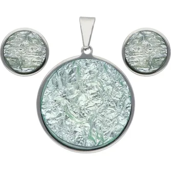 Souprava šperků Doria Set šperků z oceli stříbrný K225