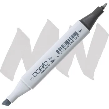 Lihová fixa COPIC Classic oboustranná Fine & Chisel, N0 Neutral gray 0