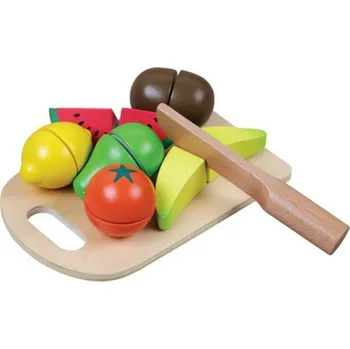 Dětská kuchyňka Dřevěné ovoce a zelenina sada