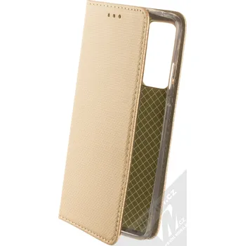 Pouzdro na mobilní telefon 1Mcz Magnet Book flipové pouzdro pro Xiaomi 12, Xiaomi 12X zlatá (gold)
