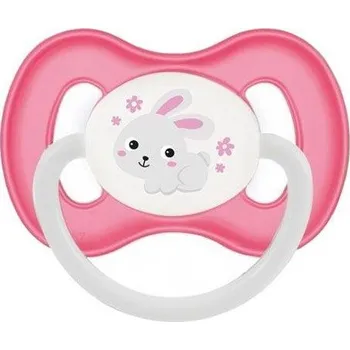 dudlíky Canpol babies Bunny & Company kaučukový růžový 6-18 m