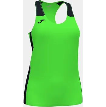 Pánské tričko Dámské sportovní tílko Joma Record II Velikost: 4XS/3XS, Barva: reflex zelená/černá