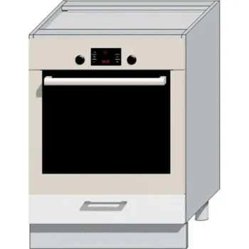 Kuchyňská skříňka Natalia Dk60 bílá