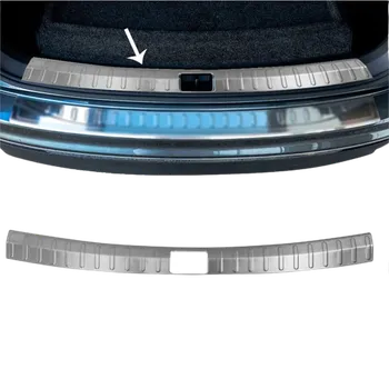 Tuning Nerez lestěný ochranný panel vnitřní hrany nákladového prostoru Omtec VW Tiguan II 2016+