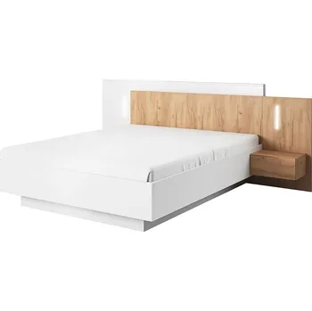 Postel Postel 3D B bílý/dub craft zlatý