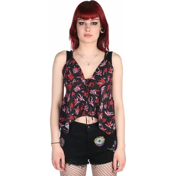 tílko dámské - Hellborn Blouse - KILLSTAR - KSRA005011 - L