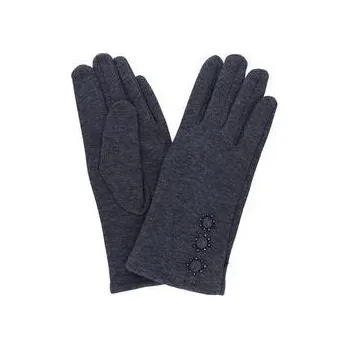 Rukavice Dámské rukavice šedé s korálky PRIUS