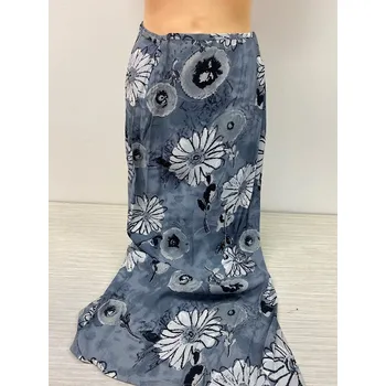 Dámská sukně damské sukně, Barva Modrá, Velikost L 42 , Materiál 96% Viskoza 4% Lycra