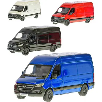 autodráha Kinsmart Auto model Mercedes-Benz Sprinter kov PB 13cm 4 barvy
