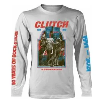 Merch Clutch: Tričko S Dlouhým Rukávem Elephant (white) L 2021