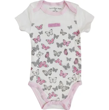 Calvin Klein bodýčko pro holčičku Ava motýlí 18 m