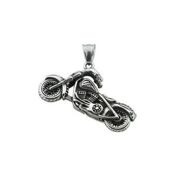 Přívěsek Doria Přívěsek z oceli stříbrný motorka F260