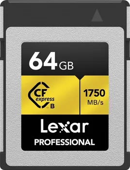 Paměťová karta Lexar Pro CFexpress Typ B 64 GB (LCFX10-64GCRB)