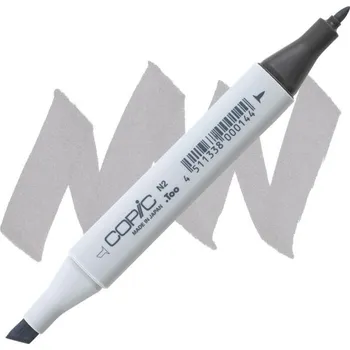 Lihová fixa COPIC Classic oboustranná Fine & Chisel, N2 Neutral gray 2