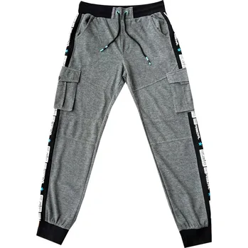 MMSport Pánské kapsáčové tepláky - Staye Pro Barva: Světle šedá, Velikost: L