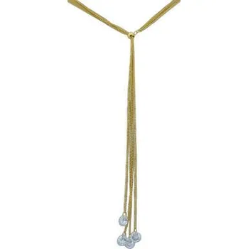 Řetízek Doria Náhrdelník z oceli zlatý I053