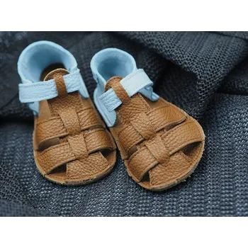 Chlapecké sandály Baby Bare Shoes Bear - páskové sandále, Baby Bare Shoes Velikost: 27