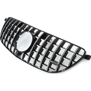 Autodíl PROTEC Přední maska MERCEDES W166 GLE 63AMG 2005-2018 AMG GT B/C ČERNÁ/CHROM