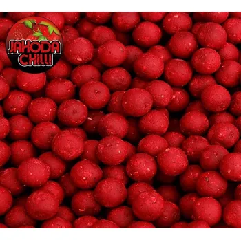 Boilies BLACK CARP Boilies Jahoda-Chilli 1kg Průměr nástrahy: 20mm