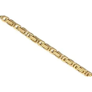 Řetízek Doria Řetízek hranatý vzor zlatý z oceli (550 mm) A039