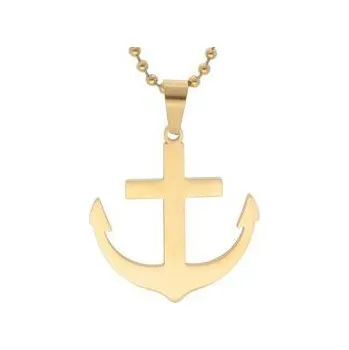 Řetízek Doria Řetízek z oceli KOTVA zlatá I147