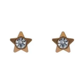 Náušnice Doria Náušnice rose gold hvězdičky se zirkony C371
