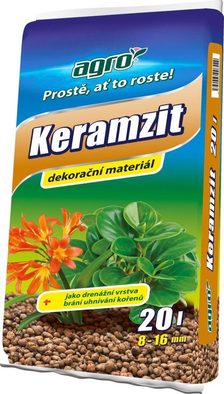 Keramzit 8 až 16mm 20 litrů - Do interiéru a exteriéru
