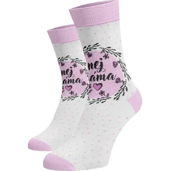 Dámské ponožky Veselé vysoké ponožky - Nej MÁMA Bavlna 39-41