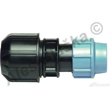 Vodovodní potrubí UNIDELTA S.p.A. - Itálie | PE (PP-S) spojka univerzální na polyetylénové trubky (polyš) (svěrná plastová) - 27/34x25 UNI1033