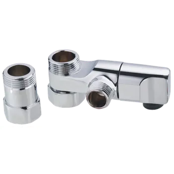 Ventil Ventil s mezikusem k připojení pračky (myčky) za baterii (roháček, kohout) - CHROM 1482