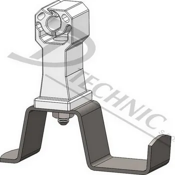 Hromosvod PV 22 U plast Cu Podpěra vedení na lep.krytinu - univerzální - plast. držák